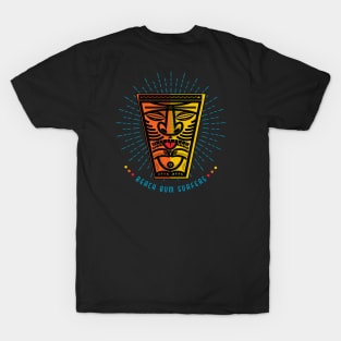 Tiki Surfer Sunburst T-Shirt